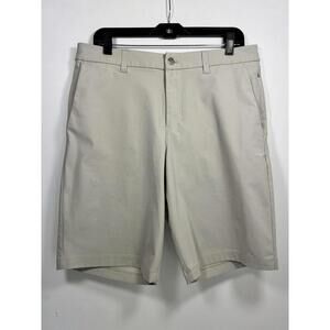 Lululemon Commission Shorts Men’s Sz 33 Chino Khaki 10” Inseam LM7A83S Golf